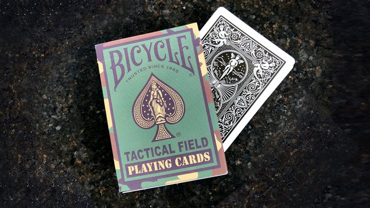 Bicycle Tactical Field Green Camo/Brown Camo (6 Decks) by US Playing Card Co - Merchant of Magic