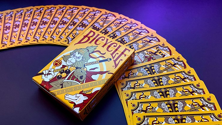 Bicycle Wukong Rebellion (Yellow) Playing Cards - Merchant of Magic