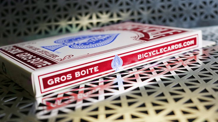 Big Bicycle Cards (Jumbo Bicycle Cards, Red) - Merchant of Magic