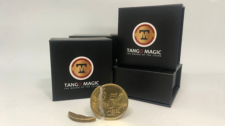 Bite Coin - (Euro 50 Cent - Internal With Extra Piece) by Tango (E0043) - Merchant of Magic