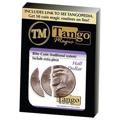 Bite Coin - (US Half Dollar - Traditional With Extra Piece) by Tango (D0046) - Merchant of Magic