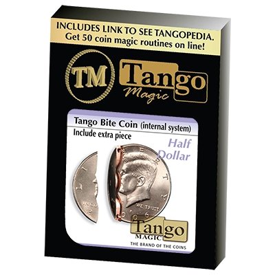 Biting Coin (Half Dollar - Internal w/extra piece) (D0044) from Tango - Merchant of Magic