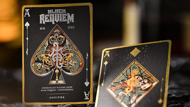 Black Requiem Playing Cards - Merchant of Magic