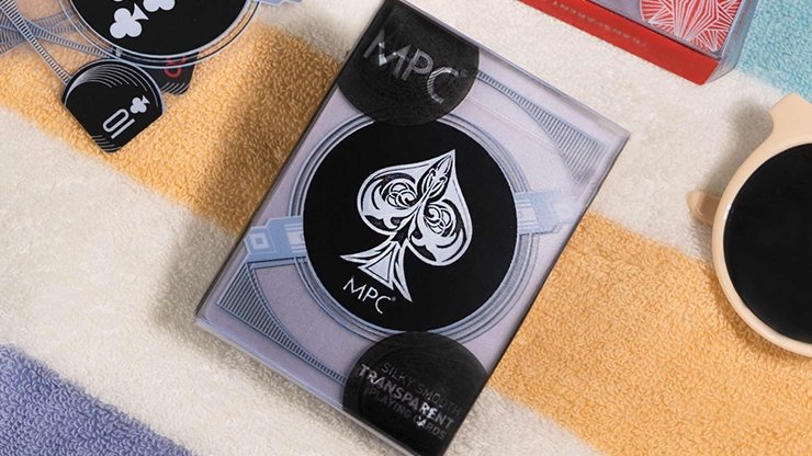 Black Transparent Playing Cards by MPC - Merchant of Magic