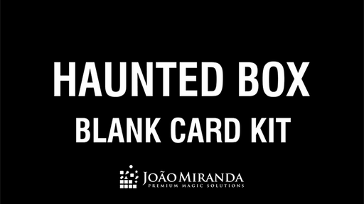 Blank Card Kit for Haunted Box by João Miranda - Merchant of Magic