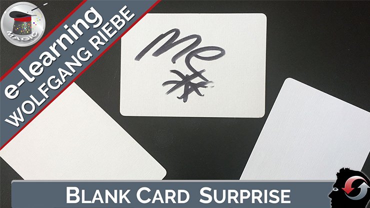 Blank Card Surprise by Wolfgang Riebe - INSTANT DOWNLOAD - Merchant of Magic