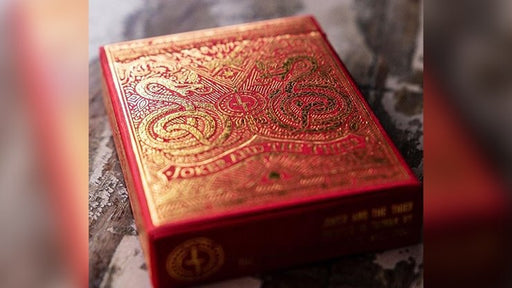 Blood Red Edition V3 Playing Cards by Joker and the Thief - Merchant of Magic