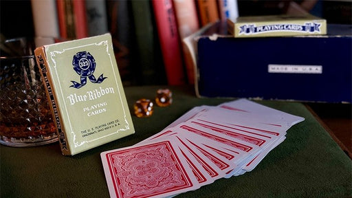 Blue Ribbon Playing Cards (Red) - Merchant of Magic