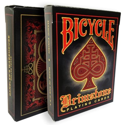 Brimstone Bicycle Playing Cards (Red) - Merchant of Magic