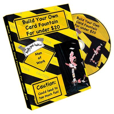 Build Your Own Card Fountain For Under $20 by David Allen and Scott Francis - DVD - Merchant of Magic