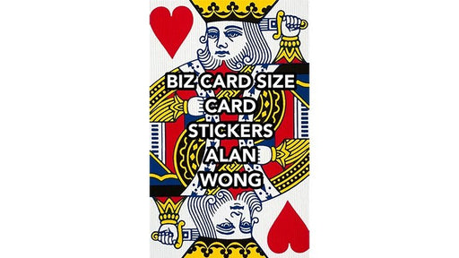 Business Card Stickers by Alan Wong - Trick - Merchant of Magic