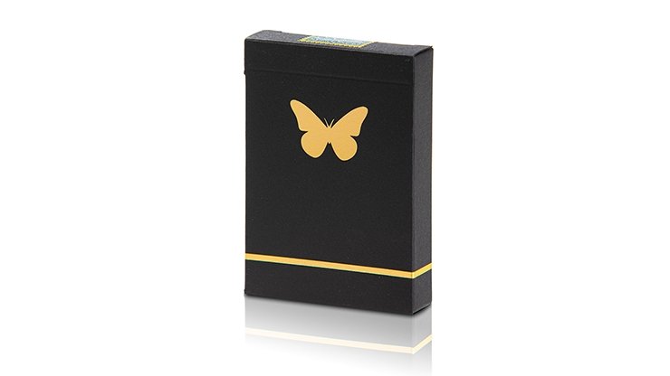 Butterfly Playing Cards - Black and Gold Limited Edition - Merchant of Magic