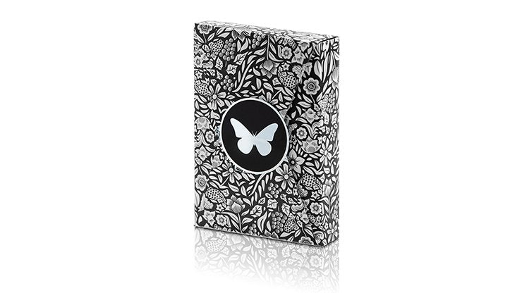 Butterfly Playing Cards - Black and Silver - Limited Edition - Merchant of Magic