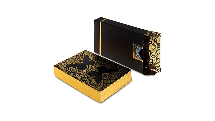 Butterfly Playing Cards Marked - Black and Gold - Limited Edition - Merchant of Magic