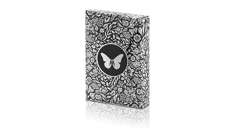Butterfly Playing Cards Marked - Black and Silver Limited Edition - Merchant of Magic