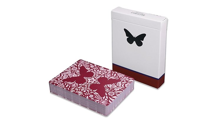 Butterfly Playing Cards Marked (Red) 3rd Edition by Ondrej Psenicka - Merchant of Magic