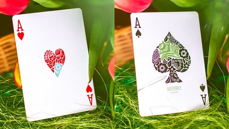 Butterfly Seasons Playing Cards Marked (Spring) by Ondrej Psenicka - Merchant of Magic