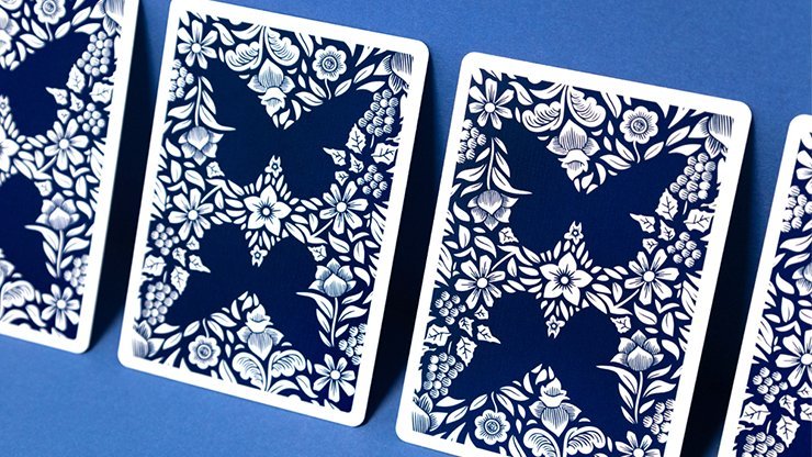 Butterfly Worker Marked Playing Cards (Blue) by Ondrej Psenicka - Merchant of Magic