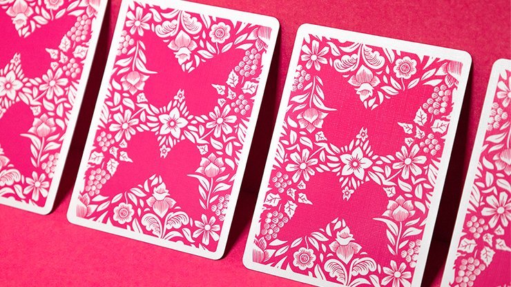Butterfly Worker Marked Playing Cards (Pink) by Ondrej Psenicka - Merchant of Magic