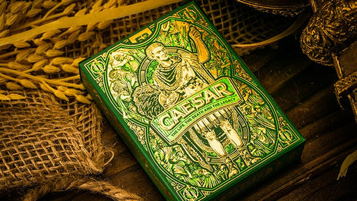 Caesar (Green) Playing Cards by Riffle Shuffle - Merchant of Magic