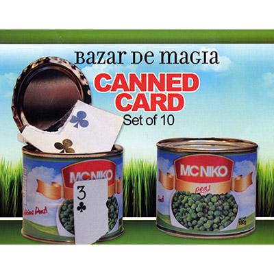 Canned Card (Red) by Bazar de Magia - Merchant of Magic