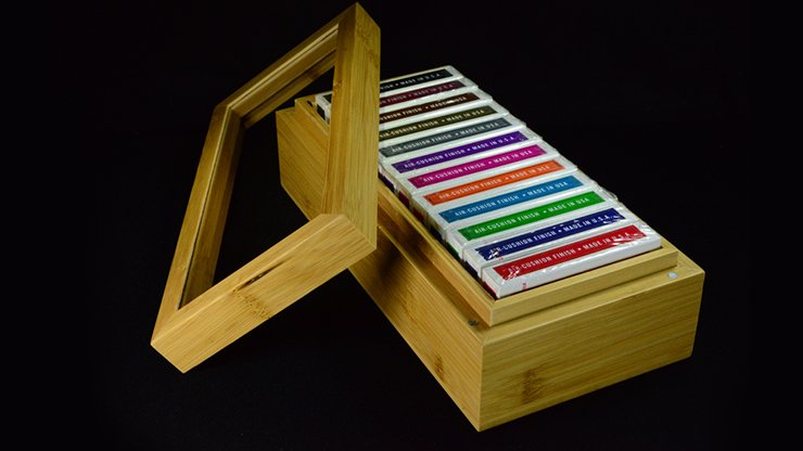 Carat B12 Bamboo Brick Playing Cards Box - Merchant of Magic