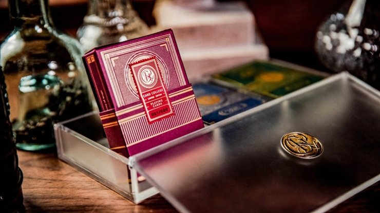 Card College Luxury Acrylic Box Set by Roberto Giobbi and TCC Presents - Merchant of Magic