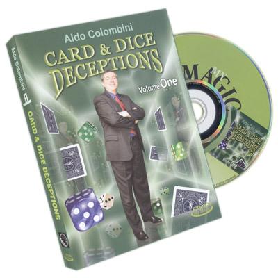 Card & Dice Deceptions Volume One by Aldo Colombini - DVD - Merchant of Magic