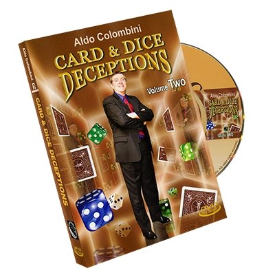 Card & Dice Deceptions Volume Two by Aldo Colombini - DVD - Merchant of Magic