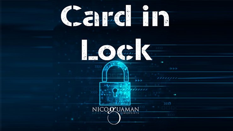 Card In Lock by Nico Guaman - INSTANT DOWNLOAD - Merchant of Magic