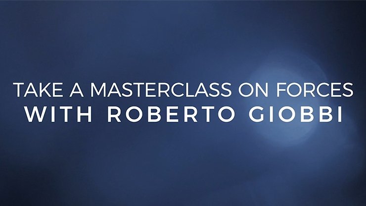 Card Magic Masterclass (Forces) by Roberto Giobbi - DVD - Merchant of Magic