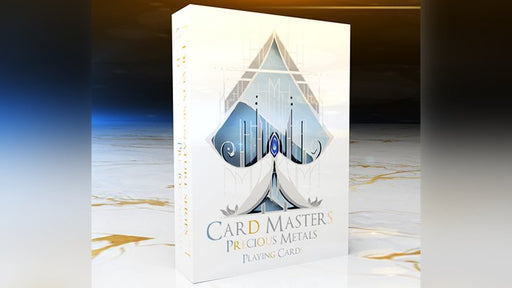 Card Masters Precious Metal (White) Playing Cards by Handlordz - Merchant of Magic