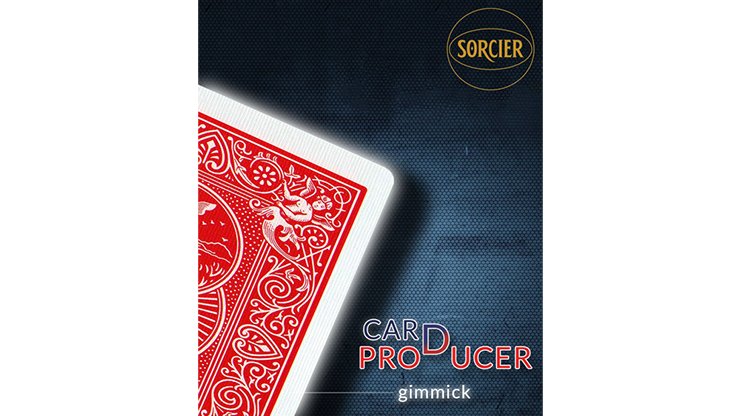 Card Production Gimmick Red by Sorcier Magic - Merchant of Magic