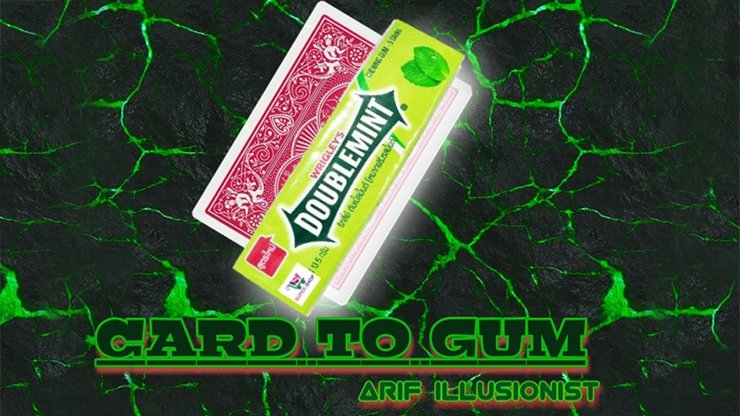 Card To Gum by Arif illusionist - VIDEO DOWNLOAD - Merchant of Magic