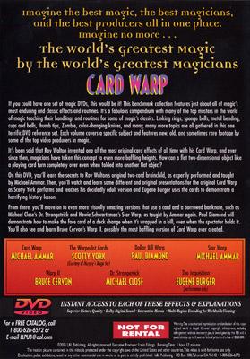 Card Warp (World's Greatest Magic) - Merchant of Magic