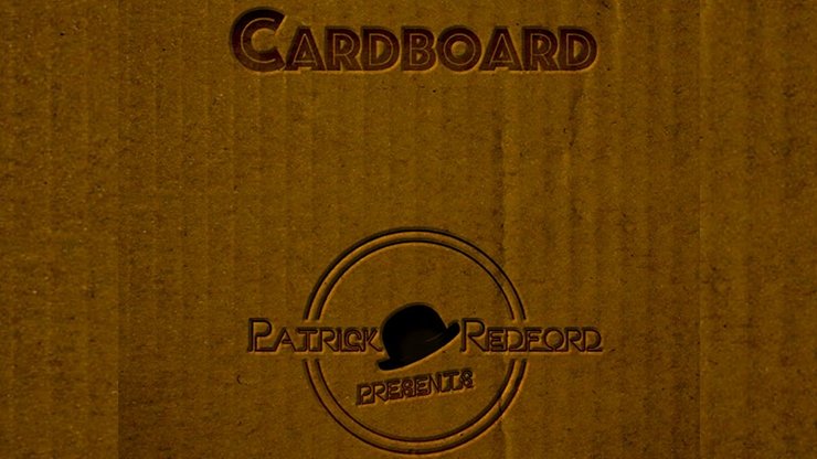 CARDBOARD The Book by Patrick G. Redford - Book - Merchant of Magic