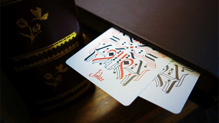 Cardistry x Calligraphy Golden Foil Playing Cards - Merchant of Magic