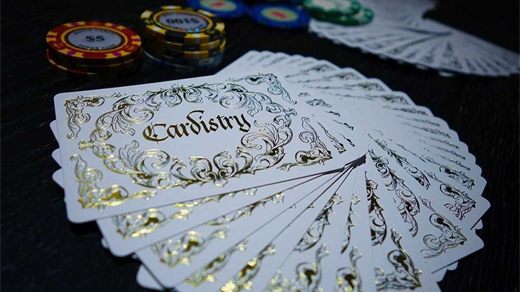 Cardistry x Calligraphy Golden Foil Playing Cards - Merchant of Magic
