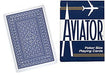 Cards Aviator Poker size (Blue) - Merchant of Magic