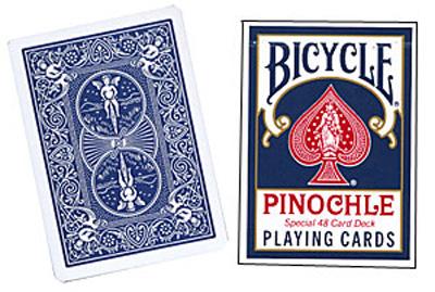 Cards Bicycle Pinochle Poker-size (Blue) - Merchant of Magic