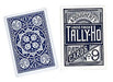 Cards Tally Ho Fan Back Poker size (Blue) - Merchant of Magic