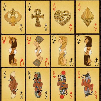 Pharaoh Limited Foil Edition Deck By Collectable Playing Cards - Merchant of Magic Magic Shop
