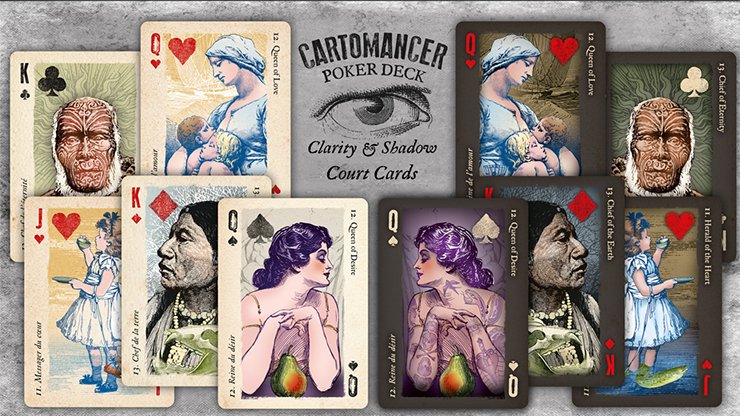 Cartomancer Clarity Classic (with Booklet) Playing Cards - Merchant of Magic