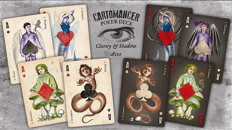 Cartomancer Shadow Classic (with Booklet) Playing Cards - Merchant of Magic