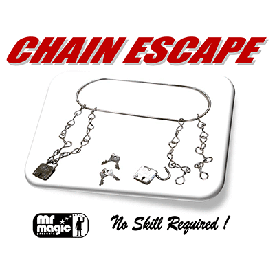Chain Escape (with Stock & 2 Locks) by Mr Magic - Merchant of Magic