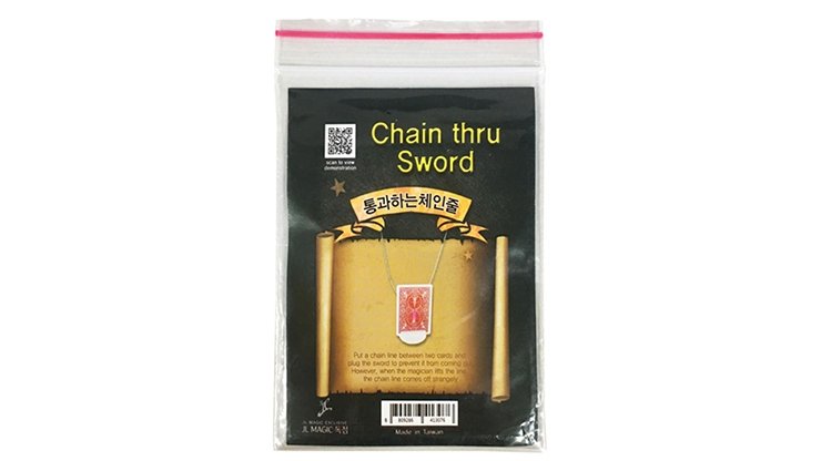 Chain Thru Sword by JL Magic - Merchant of Magic