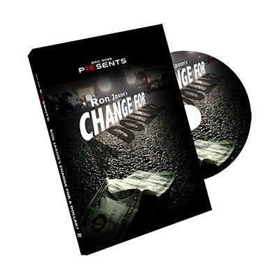 Change for a Dollar (DVD & Gimmick) by Ron Jaxon & Eric Ross - Merchant of Magic