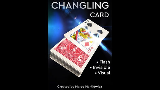 CHANGLING CARD BLUE by Marco Markiewicz - Trick - Merchant of Magic