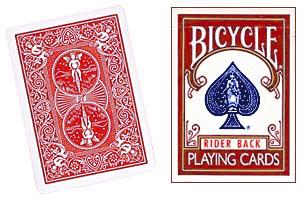 Cheek to Cheek Deck Bicycle (Red) - Merchant of Magic