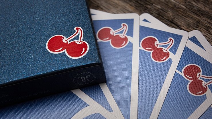 Cherry Casino House Deck Playing Cards (Tahoe Blue) by Pure Imagination Projects - Merchant of Magic